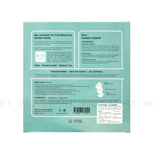 AGE SOLUTION 2 in 1生物纖維面膜+精華 (茶樹平衡面膜 + 藍色能量精華)