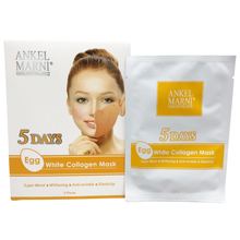 Ankel Marni - 5 Days Egg White Collagen Mask 膠原蛋白e面膜 (一盒5片)