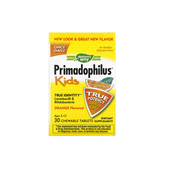 Nature's Way - Primadophilus® 2-12歲兒童 專用咀嚼片香橙味 30億CFU (30片)