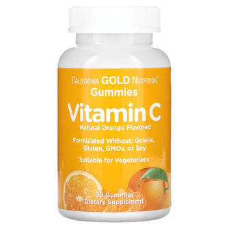 California Gold Nutrition® - 維他命C 天然柑橘味軟糖 90粒