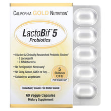 California Gold Nutrition® - LactoBif 益生菌 50億菌CFU (60粒)